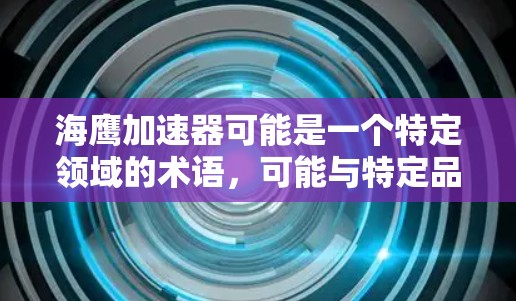 海鹰加速器可能是一个特定领域的术语，可能与特定品牌、公司或项目有关。由于海鹰通常与汽车制造或自动驾驶相关，建议您确认具体信息。以下是一些可能的解释和步骤