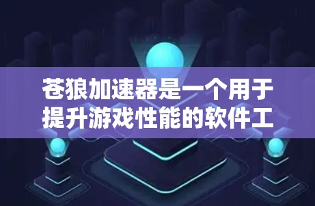 苍狼加速器是一个用于提升游戏性能的软件工具，主要针对生成12（生成12）这一游戏进行加速。以下是关于苍狼加速器的详细信息