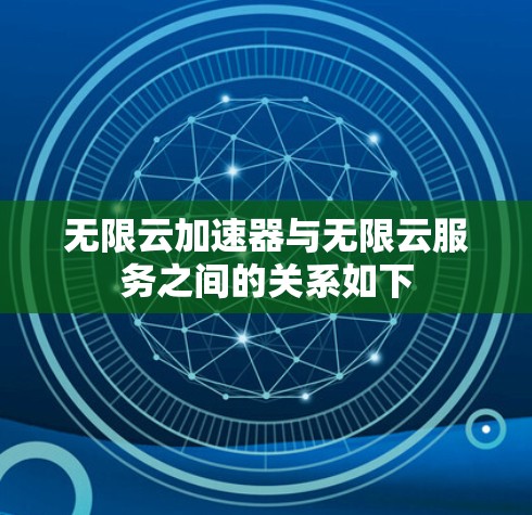 无限云加速器与无限云服务之间的关系如下