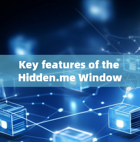 Key features of the Hidden.me Windows version include: