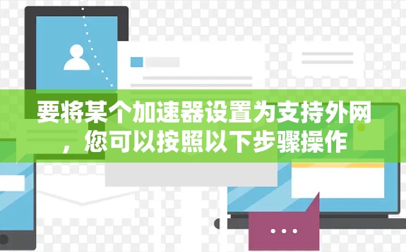 要将某个加速器设置为支持外网，您可以按照以下步骤操作