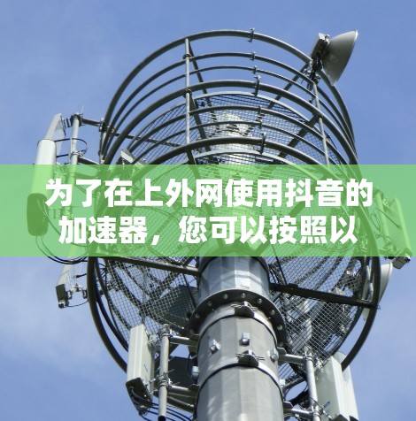 为了在上外网使用抖音的加速器，您可以按照以下步骤进行操作