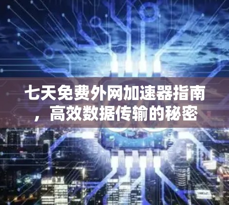 七天免费外网加速器指南，高效数据传输的秘密