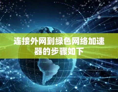 连接外网到绿色网络加速器的步骤如下