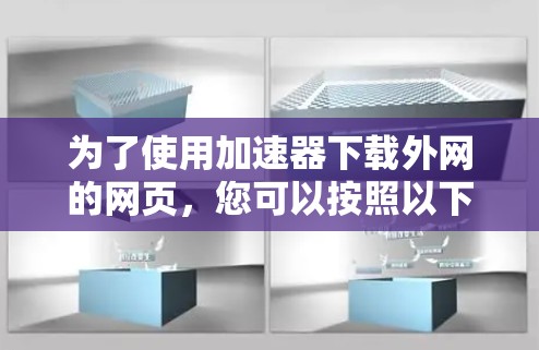 为了使用加速器下载外网的网页，您可以按照以下步骤操作