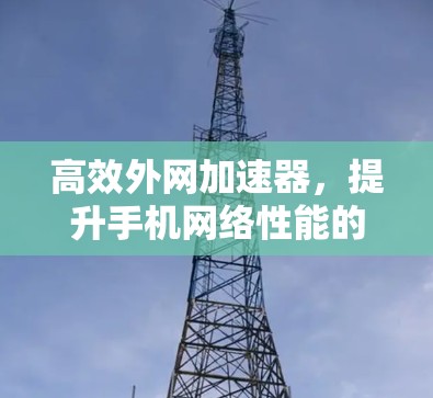 高效外网加速器，提升手机网络性能的神器