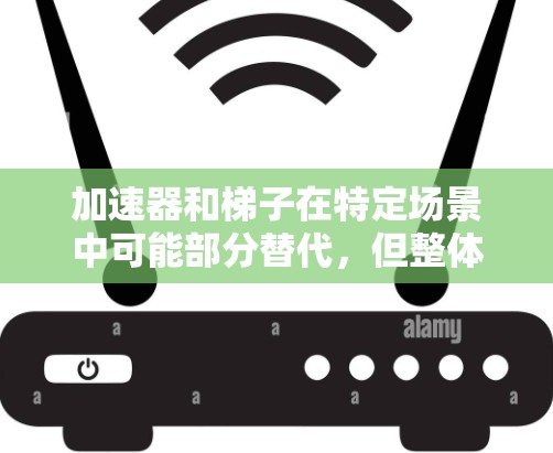 加速器和梯子在特定场景中可能部分替代，但整体不能完全代替。以下是详细的分析和结论
