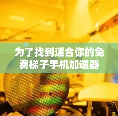 为了找到适合你的免费梯子手机加速器，以下是一些步骤和建议
