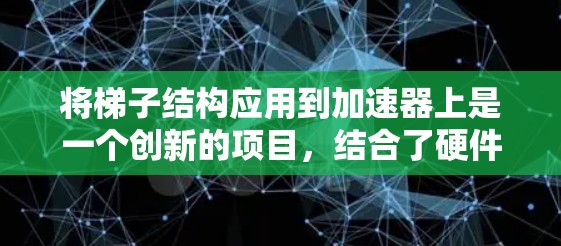 将梯子结构应用到加速器上是一个创新的项目，结合了硬件架构和软件架构的结合。以下是详细的解决方案