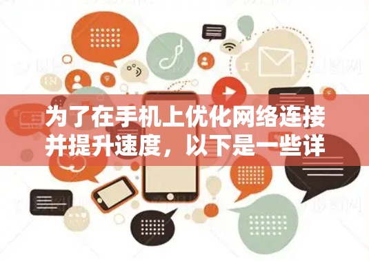 为了在手机上优化网络连接并提升速度，以下是一些详细的步骤指南