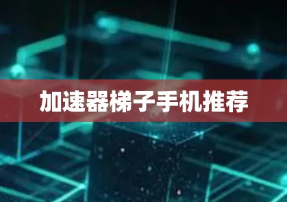 加速器梯子手机推荐