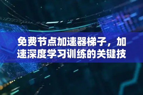 免费节点加速器梯子，加速深度学习训练的关键技术