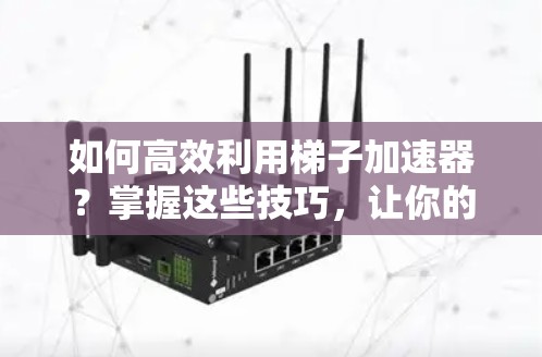 如何高效利用梯子加速器？掌握这些技巧，让你的项目更快更有效