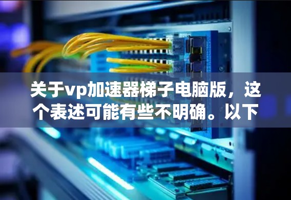 关于vp加速器梯子电脑版，这个表述可能有些不明确。以下是一些可能的解释