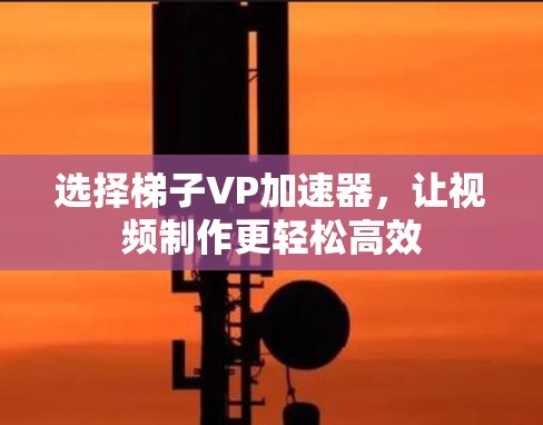 选择梯子VP加速器，让视频制作更轻松高效