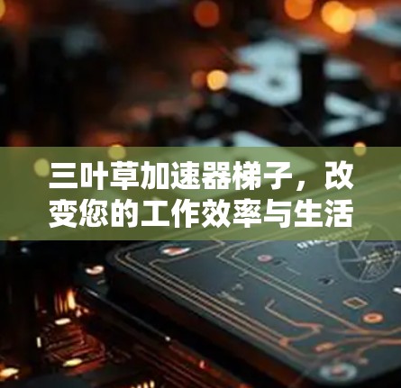 三叶草加速器梯子，改变您的工作效率与生活品质
