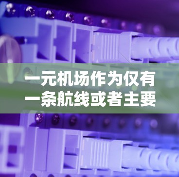 一元机场作为仅有一条航线或者主要通道的机场，近年来在国际航空领域扮演着重要角色。近年来，一元机场的运营状况和变化呈现出多样化的发展趋势。以下是一元机场最新动态的分析
