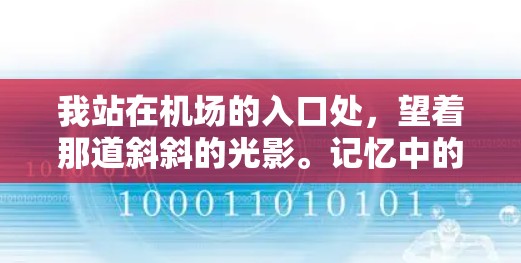 我站在机场的入口处，望着那道斜斜的光影。记忆中的Z曾经是城市里的一个重要地标，每天都有无数人在这里等待或匆匆过路。但此刻，我却站在了Z的正对面，那里已经不再像以前那样热闹