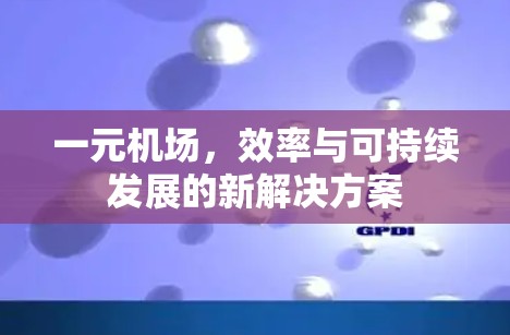 一元机场，效率与可持续发展的新解决方案