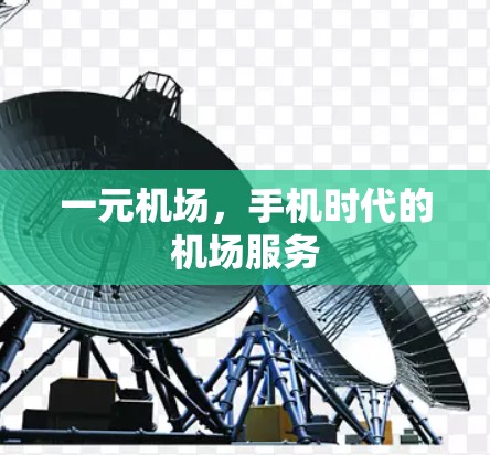 一元机场，手机时代的机场服务