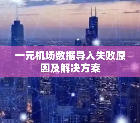 一元机场数据导入失败原因及解决方案