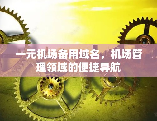 一元机场备用域名，机场管理领域的便捷导航