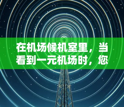 在机场候机室里，当看到一元机场时，您需要考虑以下几种支付方式
