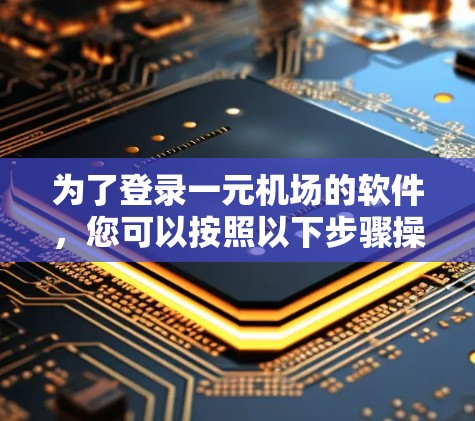 为了登录一元机场的软件，您可以按照以下步骤操作