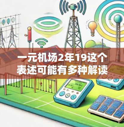 一元机场2年19这个表述可能有多种解读，具体含义取决于上下文和上下文的背景信息。以下是一些可能的解释和含义