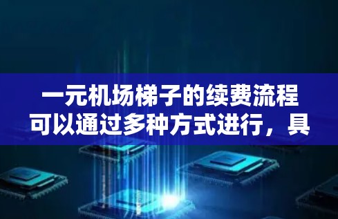 一元机场梯子的续费流程可以通过多种方式进行，具体步骤如下