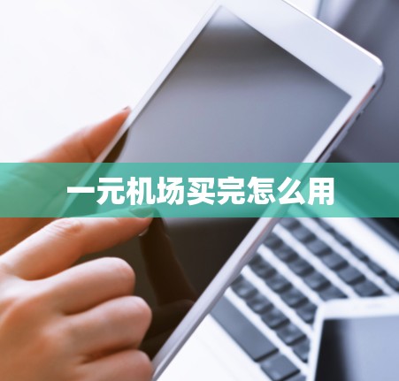 一元机场买完怎么用