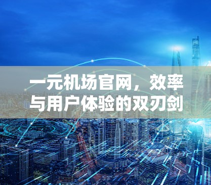 一元机场官网，效率与用户体验的双刃剑