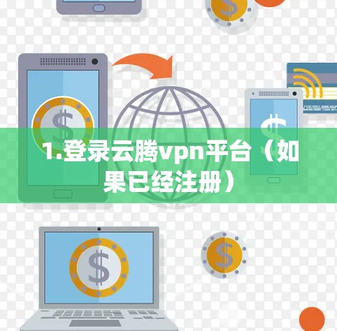 1.登录云腾vpn平台（如果已经注册）