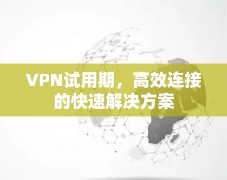 VPN试用期，高效连接的快速解决方案