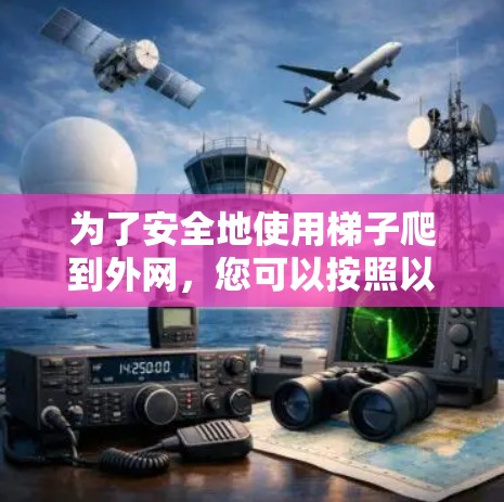 为了安全地使用梯子爬到外网，您可以按照以下步骤操作