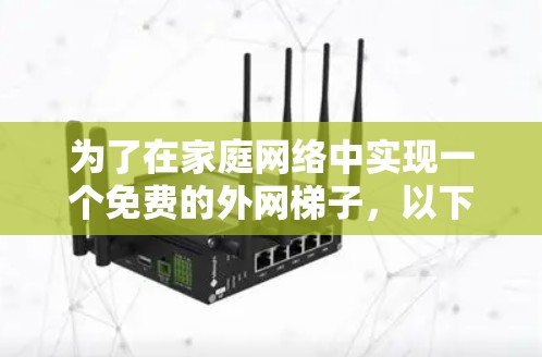 为了在家庭网络中实现一个免费的外网梯子，以下是分步骤的解决方案
