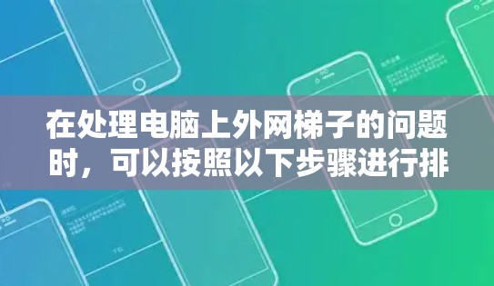 在处理电脑上外网梯子的问题时，可以按照以下步骤进行排查和解决问题