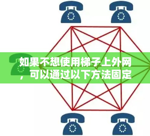 如果不想使用梯子上外网，可以通过以下方法固定梯子和窗户