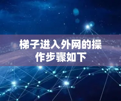 梯子进入外网的操作步骤如下