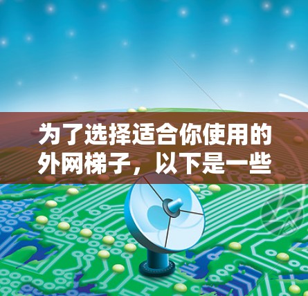 为了选择适合你使用的外网梯子，以下是一些关键因素和建议