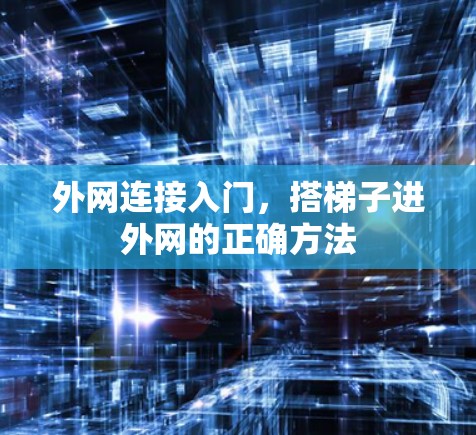 外网连接入门，搭梯子进外网的正确方法