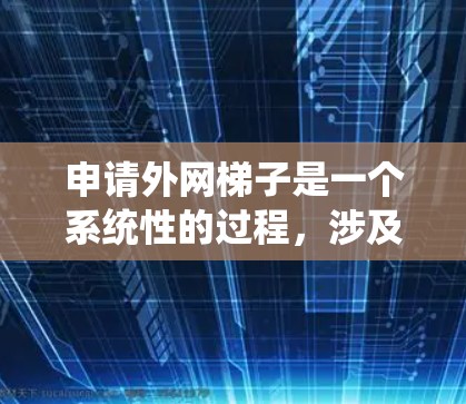 申请外网梯子是一个系统性的过程，涉及多个步骤和考虑因素。以下是详细的指南，帮助您顺利完成申请