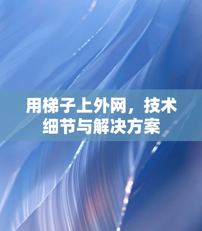 用梯子上外网，技术细节与解决方案