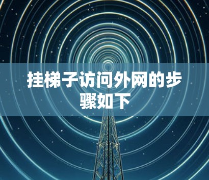 挂梯子访问外网的步骤如下
