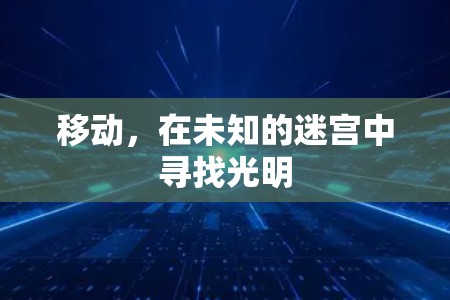 移动，在未知的迷宫中寻找光明