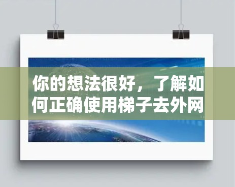 你的想法很好，了解如何正确使用梯子去外网是非常重要的。以下是一个分步骤的指南，帮助你安全地爬梯子