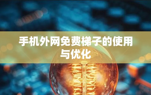 手机外网免费梯子的使用与优化