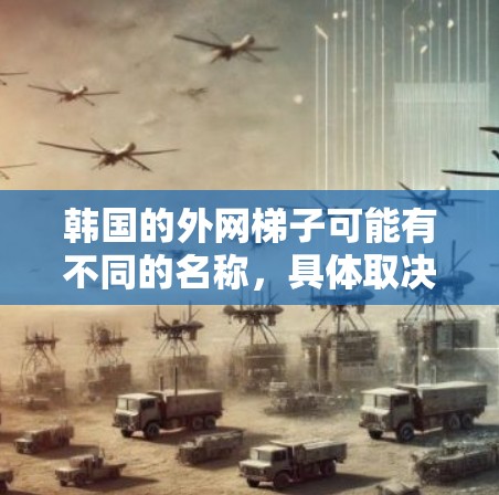 韩国的外网梯子可能有不同的名称，具体取决于不同的应用场景和设备类型。以下是一些可能的解释