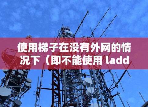 使用梯子在没有外网的情况下（即不能使用 ladder-back 来帮助提升物体）的使用方法如下