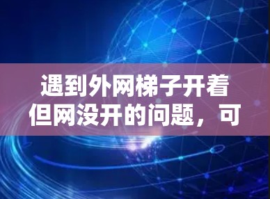 遇到外网梯子开着但网没开的问题，可以按照以下步骤排查和解决
